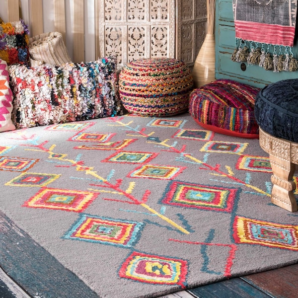 Nuloom Hand Tufted Belini Area Rug 5ft x 8ft MJSM18D-508 - main